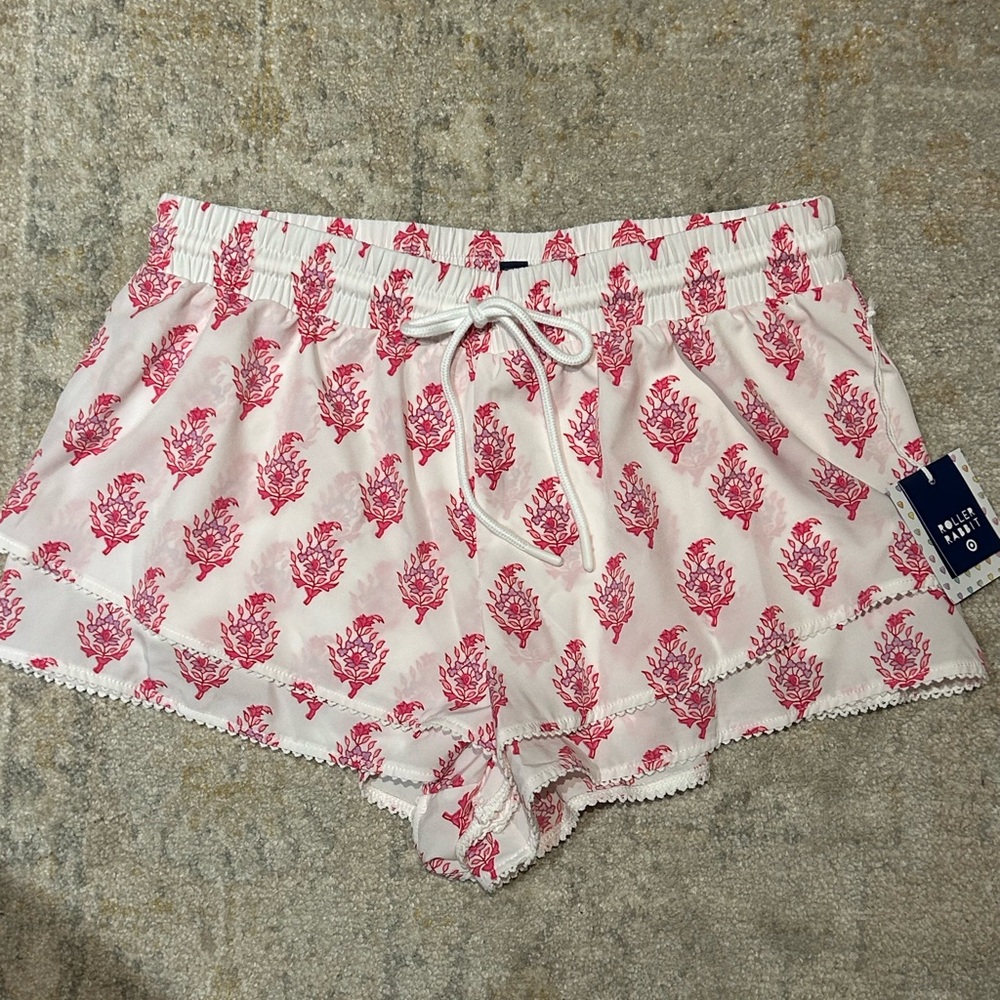 roller rabbit x target shorts